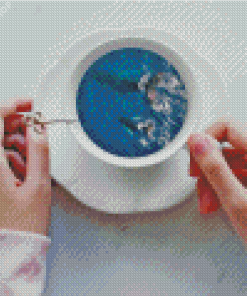 Fishes In Cup Diamond Painting
