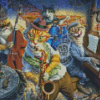 Alley Cats Music Diamond Painting