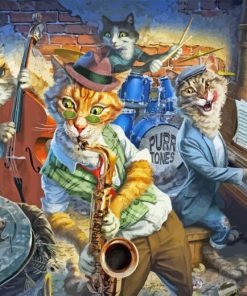 Alley Cats Music Diamond Painting