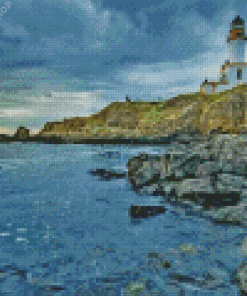 Ayrshire Coast Lighthouse Diamond Painting