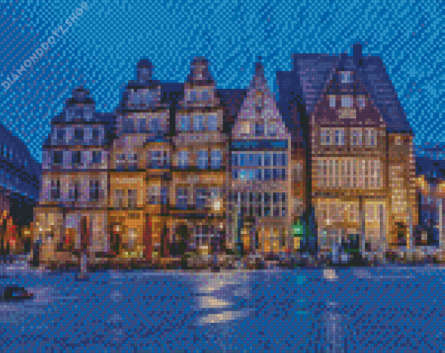 Bremen City Square Diamond Painting