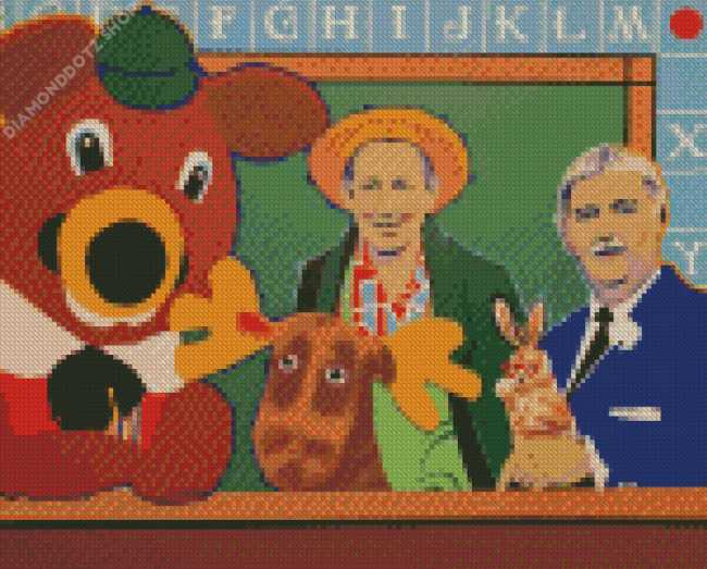 Captain Kangaroo Diamond Painting