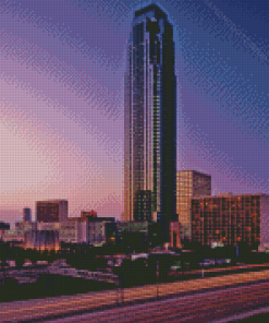 Houston Williams Tower Diamond Painting