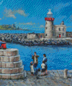 Howth Dublin Lighthouse Diamond Painting