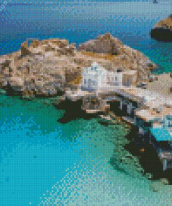 Milos Island Greece Diamond Painting