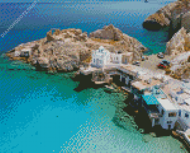 Milos Island Greece Diamond Painting