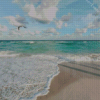 Beach Flying Bird Diamond Painting