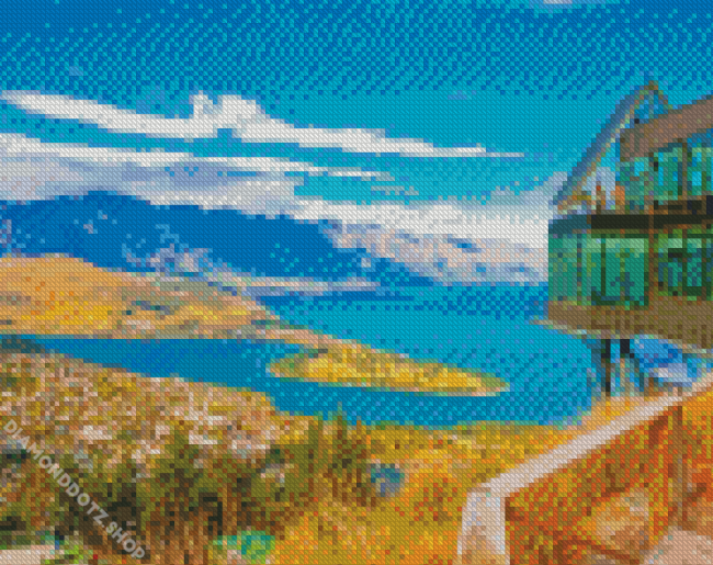 Skyline Queenstown Diamond Painting