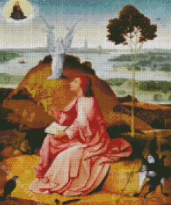St John The Evangelist On Patmos Diamond Painting