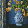 Tulips In Chinese Vase Diamond Painting