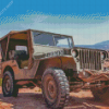 Military Willys Jeep Diamond Painting