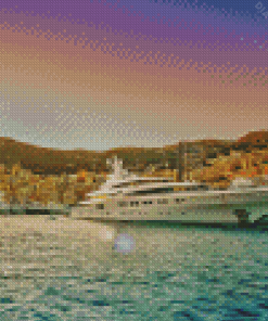 Yachts In Monaco Diamond Painting