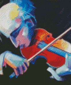 Abstract Violinist Diamond Painting