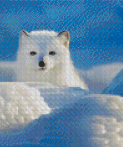 Snow Fox Diamond Painting