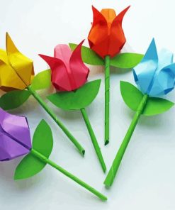 Origami Flowers Diamond Painting