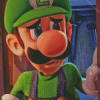 Dark Moon Luigis Mansion Diamond Painting