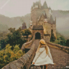 Girl In A Castle Diamond Painting