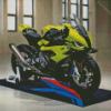 Green Bmw Motorcycle Diamond Painting