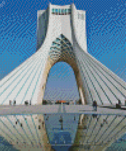 Tehran Azadi Tower Diamond Painting