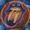 Rolling Stones Logo Diamond Painting