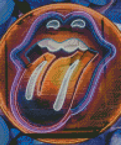 Rolling Stones Logo Diamond Painting