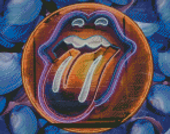 Rolling Stones Logo Diamond Painting