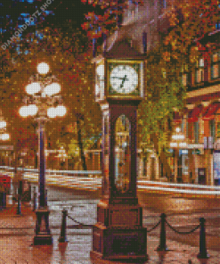 Steam Clock In Gastown Diamond Painting