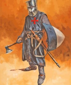 The Templar Knight Diamond Painting