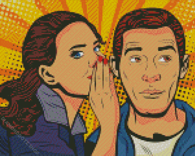 Rumor Pop Art Diamond Painting