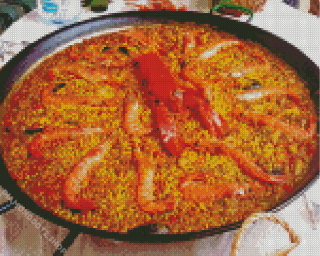 Paella Diamond Painting