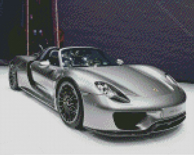 Porsche 918 Spyder Diamond Painting