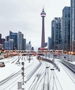 Toronto City Snow Diamond Painting
