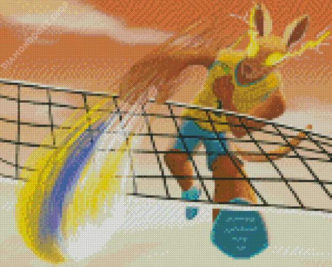 Animal Playing Sports Diamond Painting