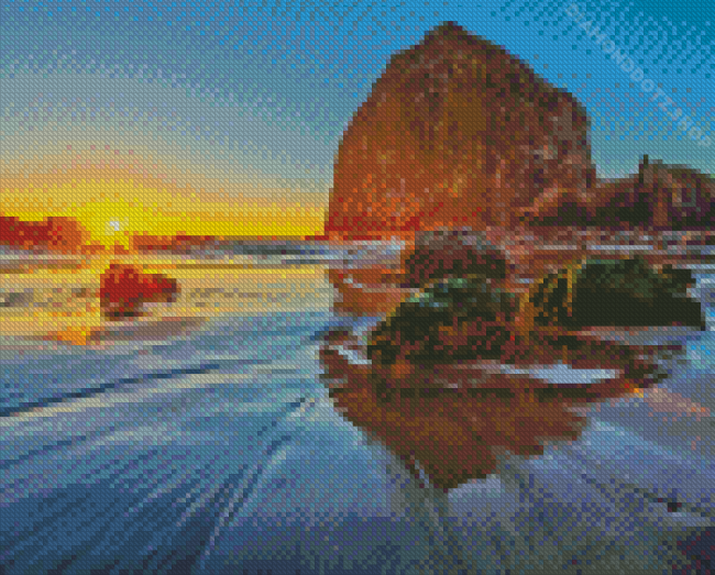 Cannon Beach Oregon Diamond Painting