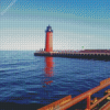 Milwaukee Pierhead Lighthouse Diamond Painting