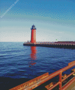 Milwaukee Pierhead Lighthouse Diamond Painting