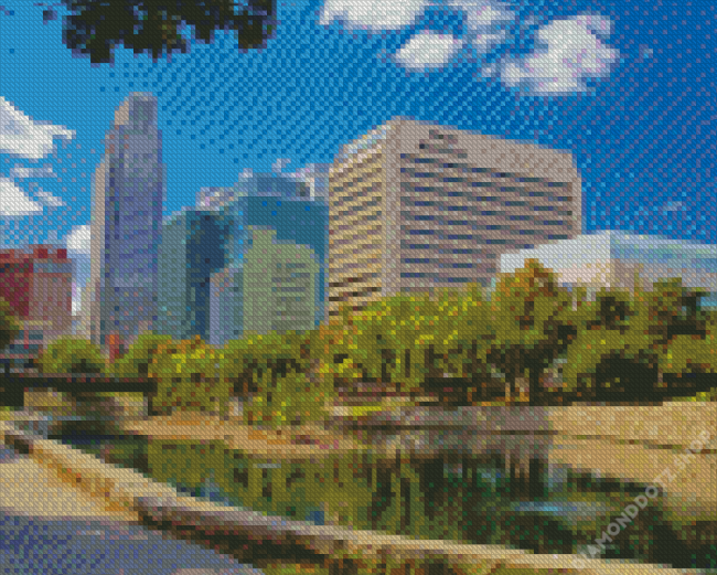 Omaha Buildings Diamond Painting