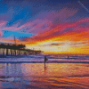 Sunset Pismo Beach Diamond Painting