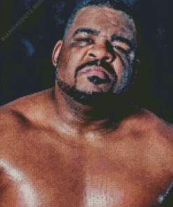 Wrestler Keith Lee Diamond Painting