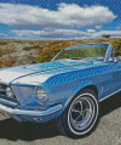 Mustang Convertible Diamond Painting