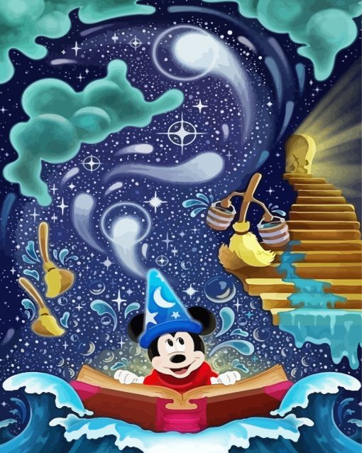 Fantasia Mickey Mouse Diamond Painting