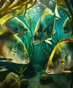 Pompano Fishes Diamond Painting