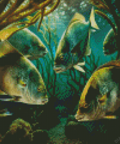 Pompano Fishes Diamond Painting