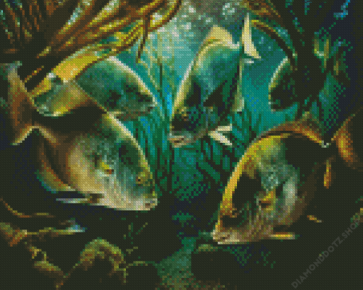 Pompano Fishes Diamond Painting