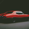 Red 1971 Chevelle Diamond Painting