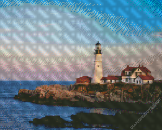 Traverse Michigan Lighthouse Diamond Painting