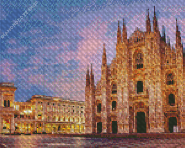 Italy Milan Cathedral Diamond Painting