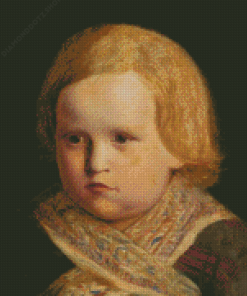 Portrait Of Little Boy Diamond Painting
