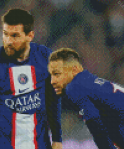 Messi Neymar Diamond Painting