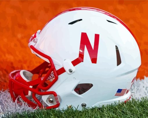 Nebraska Huskers Helmet Diamond Painting